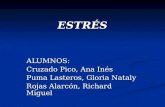 ESTRÉSALUMNOS: Cruzado Pico, Ana Inés Puma Lasteros, Gloria Nataly Rojas Alarcón, Richard Miguel.