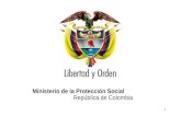 1 Ministerio de la Protección Social República de Colombia.