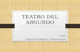 TEATRO DEL ABSURDO NM4 Lengua Castellana y Comunicación.