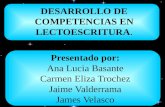 Presentado por: Ana Lucia Basante Carmen Eliza Trochez Jaime Valderrama James Velasco DESARROLLO DE COMPETENCIAS EN LECTOESCRITURA. Tema musical: Only.