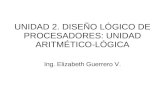 UNIDAD 2. DISEÑO LÓGICO DE PROCESADORES: UNIDAD ARITMÉTICO-LÓGICA Ing. Elizabeth Guerrero V.