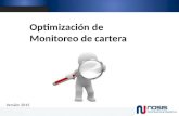 Monitoreo de cartera Optimización de Monitoreo de cartera Versión 2015.