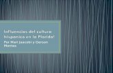 Por Mari Jaacobi y Gerson Montes. Hay una gran influencia hispana en Miami Según el censo de 1990, los hispanos tienen el título de la segunda población.