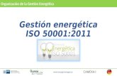 Gestión energética ISO 50001:2011 Organización de la Gestión Energética .
