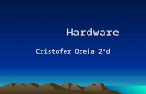 Hardware Hardware Cristofer Oreja 2ºd. Indice 1.Ordenador y hardware 2.La fuente de alimentacion 3.La placa base 4.El microprocesador 5.La memoria RAM.