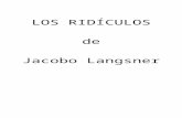 TEATRO Los Ridículos de Jacobo Langsner