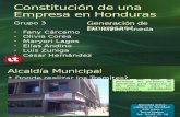 Constitución de Una Empresa en Honduras