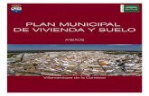 Plan Municipal de Vivienda y Suelo