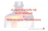 Clasificacion de Sustancias y Preparados Quimicos