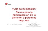 Conferencia Sobre HumanizaciA3n en La AtenciA3n Integral a La Persona Mayor 2013