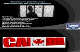 Sistema de Justicia Adolescente Canadá- Mexico