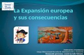 La Expansión Europea y Su Expresión Geográfica