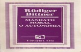 Bittner, Rudiger- Mandato Moral o Autonomia