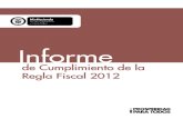 Informe Cumplimiento Regla Fiscal 2012
