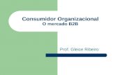 Consumidor Organizacional O mercado B2B Prof. Gleice Ribeiro.