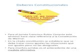 Deberes Constitucionales (Fundamentales)