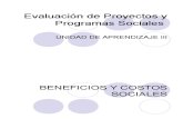 Evaluación de Proyectos y Programas Sociales Unidad III