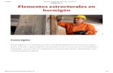 Elementos Estructurales en Hormigón - Maestrísimo