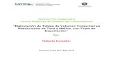 Tablas de Volumen de Madera de Comercializable para Exportación de las especies de Teca y Melina