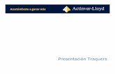 Presentación Traquers - Actinver