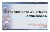 Tratamiento Del Crudo Emulsiones