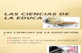 Las Ciencias de La Educación (1)