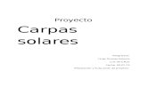 Proyecto Carpas Solares