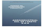 Investigacion Formativa - Agroindustrial Sol de Laredo s.a.A