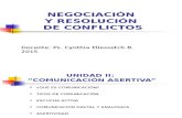 Unidad II Negociación y Resolución de Conflictos