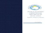 Publicaciones Científicas IAU 2010 2016