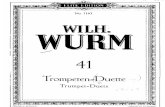 Wilh. Wurm_libro Duos de Trompeta