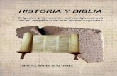 HISTORIA y BIBLIA. Origenes y Formación Del Antiguo Israel - Miguel Angel Ruiz Ortiz
