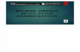 Régimen Jurídico de Los Actos Administrativos - Autor José María Pacori Cari
