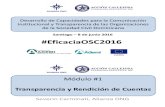 Presentación Taller "Desarrollo de Capacidades para la Comunicación Institucional y Transparencia de las Organizaciones de la Sociedad Civil Dominicana"