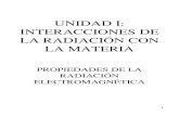 Radiacion y la Materia