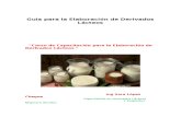 Guia de Elaboracion de Derivados Lacteos - Cartilla de Difusion