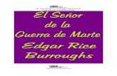Burroughs, Edgar Rice - M3, El Señor de La Guerra de Marte