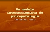 Un Modelo Interaccionista de La Psicopatología. Exposición.