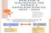 Política Nacional de Niñez y Adolescencia. Equipos de Practicas OPD 2016.
