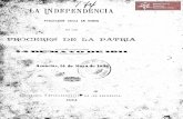 La Independencia, publicación hecha en honor a los Próceres de la Patria, mayo de 1894 "La República"