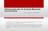 Situación de La Salud Mental en El Perú