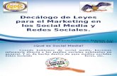 Decálogo de Leyes para el Marketing en los Social Media y Redes Sociales..pptx