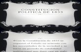 Constitucion Politica de 1833