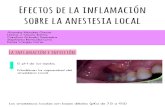 Efectos de La Inflamación Sobre La Anestesia Local
