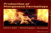 Producción de aleaciones de ferro-manganeso