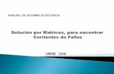 Calculo de Fallas Con Aplicacion Matrices -2016