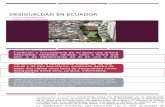 Desigualdad en Ecuador