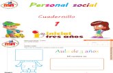 Cuadernillo 1 Personal Social 3 Años