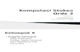 Komputasi Navier Stokes Orde 3