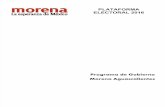 Plataforma Electoral 2016 - Morena Aguascalientes